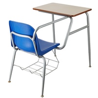 Chaises d'étudiant adulte Chaise de table de classe connectée Chaise de formation en plastique avec tableau d'écriture
