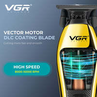 Tondeuse à cheveux professionnelle VGR V-994 10000 tr/min, tondeuse à cheveux USB avec batterie Li-ion et moteur vectoriel V-015