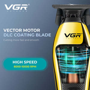 Tondeuse à cheveux professionnelle VGR V-994 10000 tr/min, tondeuse à cheveux USB avec batterie Li-ion et moteur vectoriel - Product Image 3