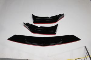 Kit de Alerón y Labio Trasero AKY para Fit RS - Material ABS, Fácil Instalación, Juego Completo - Mejora la Aerodinámica y el Estilo - Product Image 4