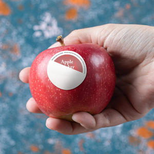 Pegatinas adhesivas circulares biodegradables, etiquetas adhesivas impermeables en rollo para comida, restaurante, bolsas de compra reutilizables - Product Image 5