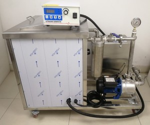 Nettoyeur à ultrasons électrique industriel haute capacité 900W 61L avec réservoir filtrant pour le nettoyage de PCB, de disques vinyles, de pièces automobiles et de filtres à particules (<span class=keywords><strong>DPF</strong></span>) - Product Image 4
