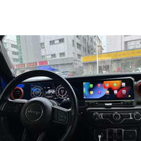 Écran radio Android Daolutong, tableau de bord numérique, double écran, unité principale pour Jeep Wrangler JL 2018-2022
