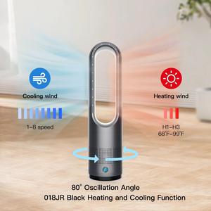Mini-chauffage et ventilateur portable 1200W en céramique PTC pour bureau et maison, idéal pour l'hiver froid - Product Image 2