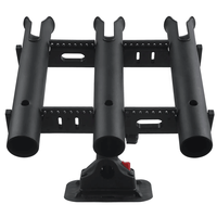 Support de canne à pêche support Tube 3 supports de canne à pêche supports de canne à pêche pour bateau Kayak Garage camion de stockage avec vis montage latéral