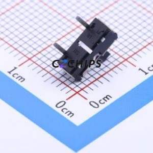 K3-1235D-K1 Slide Switch Through hole Component (THT) Switch Single Pole Double Throw Rectangle Pin Header PC Pin 9mm - Product Image 2