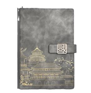 สมุดบันทึกโรงเรียน สมุดบันทึกเกลียวมีเส้นกว้าง สมุดบันทึกแบบล็อคได้ ขายมีขอบเงิน วางสมุดบันทึกใบหลวมแบน - Product Image 3