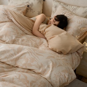 Windmill Jasmine Brushed Printed 100% Cotton Four-Piece <b>Bedding</b> <b>Set</b> Thickened Warm Autumn Winter Home Use - Product Image 2