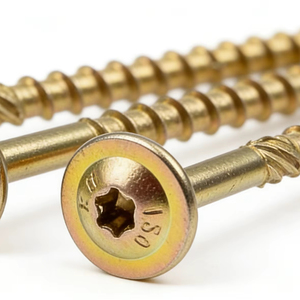 Personalizzato # 8 # 9 # 10 viti autofilettanti Torx T25 in acciaio inossidabile con testa piatta svasata per decking da esterno e legno truciolare - Product Image 1