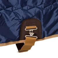 Vente en gros de couvertures professionnelles stables 420D personnalisées de haute qualité, tapis pour équins, sangles de jambe de la côte ouest, couverture pour chevaux