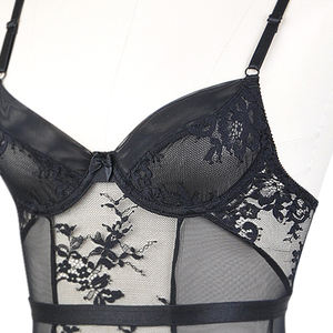 ODM OEM Body transparent sexy pour femmes Vêtements de nuit érotiques en dentelle pour femmes Teddywear Lingerie sexy personnalisable - Product Image 4