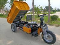 Petit tricycle électrique Mini Dumper Moto électrique à chargement lourd à corps ouvert utilisée dans le monde entier pour l'exploitation minière