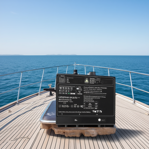 Chargeur de batterie marin Vevor 12V 10A 3-bandes intelligent embarqué pour bateau et camping-car - Product Image 2