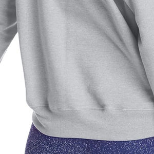 Sweat à capuche zippé décontracté pour femmes de qualité supérieure confortable couleur unie à manches longues femmes sweat à capuche zippé - Product Image 3