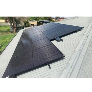 แผงโซลาร์เซลล์โมโนคริสตัลไลน์สีดำทั้งหมดจากสหภาพยุโรป 390w 400w 405W 410W แผงโซลาร์เซลล์สำหรับภายนอกอาคาร โมดูล PV - Product Image 6