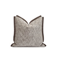 Housse de coussin décorative AIBUZHIJIA, taie d'oreiller grise élégante pour la maison, coussins décoratifs, housses de coussin