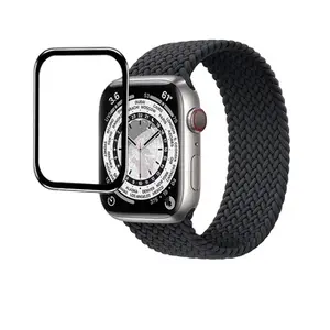 Mietubl PMMA Screen Guard for i Watch Series 5 40mm 44mm Full Glue Screen Protector for Apple Watch
