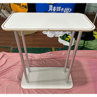 Table publicitaire portable et pliable personnalisée pour les stands de salons professionnels et les comptoirs promotionnels