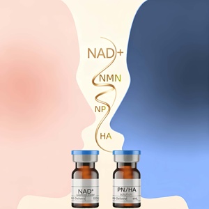 Sérum Booster Cutané Lyophilisé NAD+ NMN NR Complex avec Polynucléotides HA et Précurseurs de NAD+ <span class=keywords><strong>Plus</strong></span> pour un Anti-âge Profond - Product Image 1