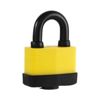 Cadenas de sécurité laminé étanche, anti-effraction, avec cylindre en laiton, haute résistance, anti-coupure, en fer multicouche, avec clés
