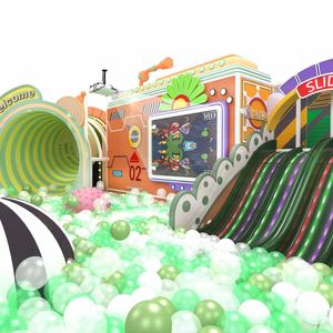 Parque temático para niños, parque infantil interior comercial, equipo de patio interior <span class=keywords><strong>casero</strong></span> con <span class=keywords><strong>PISCINA</strong></span> DE BOLAS deslizante - Product Image 4