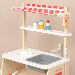 Ensemble de jouets de <span class=keywords><strong>médecin</strong></span> en bois pour enfants, simulation de clinique médicale, jeu de rôle, éducatif pour les enfants - Product Image 5