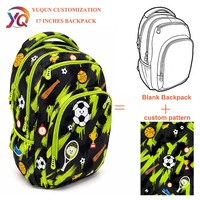 Sac à dos de sublimation haut de gamme pour étudiants, sacs d'école imperméables pour garçons, sacs à livres pour enfants, vente en gros de mochilas escolares
