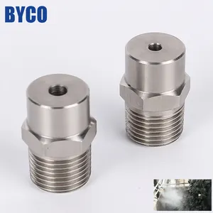 BYCO 1/4 NPT Stainless Steel 304 BB Series Solid Full Cone Nozzle For Dust Suppression