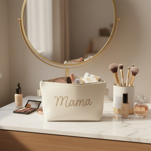 Borsa Cosmetica in Tela Ricamata Calda e Accogliente <span class=keywords><strong>per</strong></span> Mamma, Grande Capacità <span class=keywords><strong>per</strong></span> l'Uso Quotidiano - Product Image 4