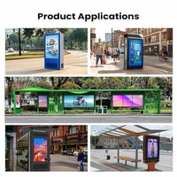 Pantalla Comercial para Exteriores IP66 de Alta Gama, TV Digital 4K de 3000 Nits, Legible Bajo la Luz Solar, Resistente a la Intemperie 24/7, para Comercios Minoristas