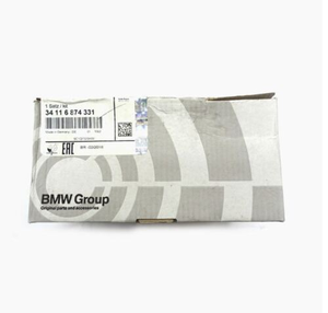 Plaquettes de frein pour <span class=keywords><strong>BMW</strong></span> Série 1/<span class=keywords><strong>3</strong></span>/4 F20 F21 F33 F34 F36 Jeu de plaquettes de frein avant OE 34116850568 34116874331 - Product Image 2