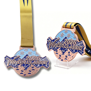 Médailles de sport en alliage de zinc avec logo personnalisé, 2D et 3D, pour les <span class=keywords><strong>courses</strong></span> et les compétitions - Product Image 1