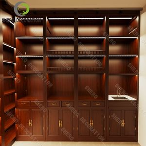 Présentoir personnalisé pour cigare casier à vin affichage <span class=keywords><strong>de</strong></span> fleurs verre à vin boisson tasse présentoir fumée boutique vitrine - Product Image 4