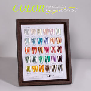 AILANUO nueva moda finales de otoño ojo de gato esmalte de uñas Gel cuentas de vidrio 30 colores caramelo Castaño marrón luz flotante UV Gel - Product Image 2