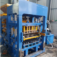 Machine à blocs de béton automatique simple QT4-18, équipement de fabrication de briques de pavé autobloquantes avec système de presse hydraulique