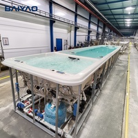 Piscine hors sol de luxe en acier professionnel de 11 mètres avec système de filtration intégré