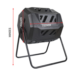 ถังหมักปุ๋ยมูลม้ากลางแจ้งสำหรับการ<span class=keywords><strong>หมัก</strong></span>แบบหมุนเวียน ขนาด 43 แกลลอน ผลิตจากพลาสติกรีไซเคิลเกรดอุตสาหกรรม - Product Image 2