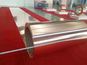 99.99% tira de cobre puro C11000 bobina de cobre de puesta a tierra decorativa rollo de lámina de alambre soldadura brillante - Product Image 4