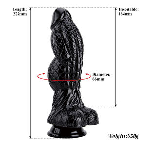 Fantasia Monster Knot Dildo Vibrador Dragão Enorme Dildo Cão Grosso Com Nó Grande Silicone Animal <span class=keywords><strong>Anal</strong></span> <span class=keywords><strong>Plug</strong></span> Com Copo De Sucção Forte - Product Image 6