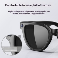 Lunettes intelligentes portables pour le sport avec enregistrement vidéo et audio, capture de photos, lecture de musique, 8 millions de pixels, traduction IA, mémoire 2 Go