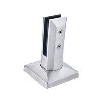 Clip en acier inoxydable 304 pour verre trempé, fixation au sol, sans cadre, résistant à la rouille, pour salles de bain, piscines, hôtels, escaliers 201
