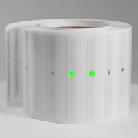 Étiquette RFID UHF Mini LED longue portée avec puce EM4305 pour hôtels et cartes de visite, autocollant lumineux LED programmable et étanche