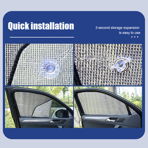 Logo personnalisé <span class=keywords><strong>pare</strong></span>-soleil pour <span class=keywords><strong>pare</strong></span>-<span class=keywords><strong>brise</strong></span> de voiture Anti-uv tesla accessoires pour 7 pièces <span class=keywords><strong>pare</strong></span>-soleil de voiture pour tesla modèle Y - Product Image 5