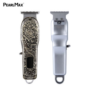 Pearlmax professionnel USB Rechargeable numérique tondeuse à cheveux étanche métal lame rasoir barbier Machine hommes toilettage - Product Image 2
