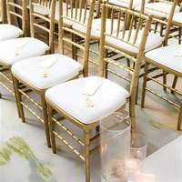 Chaise Chiavari en résine dorée pour événements extérieurs, hôtels, banquets, restaurants, fêtes, mariages, capacité 450 kg, vente en gros