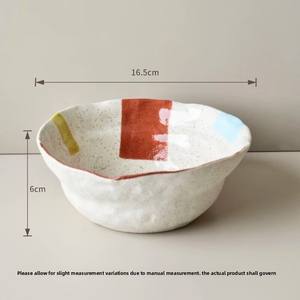 Tazón de Cerámica Artesanal Estilo Japonés, Color Verano Original ISalt, para <span class=keywords><strong>Desayuno</strong></span>, Postre, Ensalada, Sopa, Uso Diario, Regalo - Product Image 5