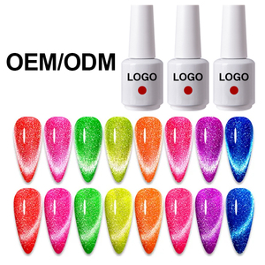 Para Frenshion 1KG <span class=keywords><strong>Fluorescente</strong></span> <span class=keywords><strong>Verde</strong></span> Reflectante Brillo Ojo de gato Gel UV Semipermanente Arte Brillo Esmalte de uñas - Product Image 2