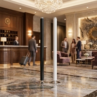 Diffuseur d'arômes autonome blanc et noir 100 ml, brillant, sans eau, contrôle par application, aluminium de luxe pour la maison, l'hôtel, le centre commercial