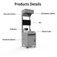 Solution personnalisée, compatibilité étendue, système de dimensionnement de colis en acier pour colis de 1 à 30 kg