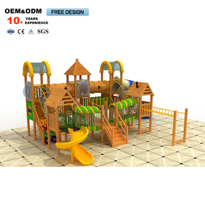Parque Infantil de Madera para Niños al Aire Libre, Tobogán de Madera para Niños - Product Image 5